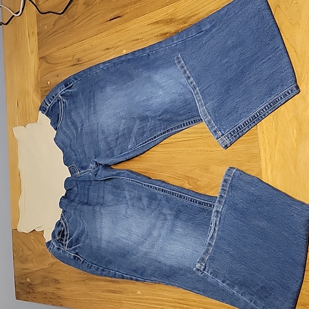 Indigo Blue Large Full Panel Bootcut Maternity Pa… - image 1